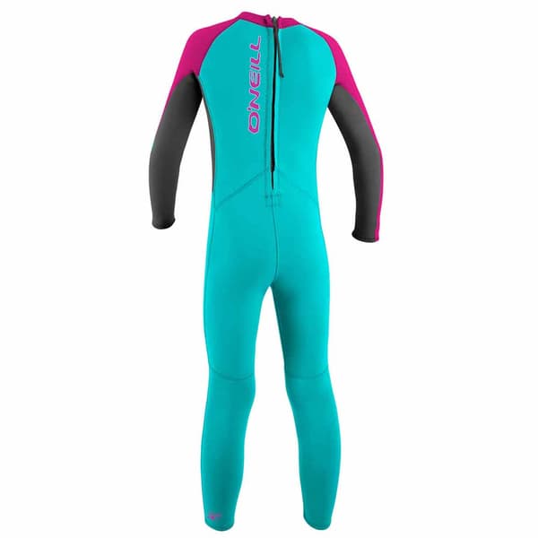 O´neill Wetsuits Takaisin Vetoketjupuku Junior Reactor 2 Mm Vihreä 1