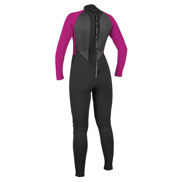O´neill Wetsuits Reactor Ii 3/2 Mm Back Zip Svart,Rosa 10