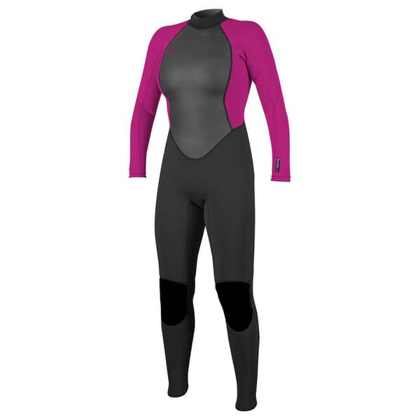 O´neill Wetsuits Reactor Ii 3/2 Mm Back Zip Svart,Rosa 10