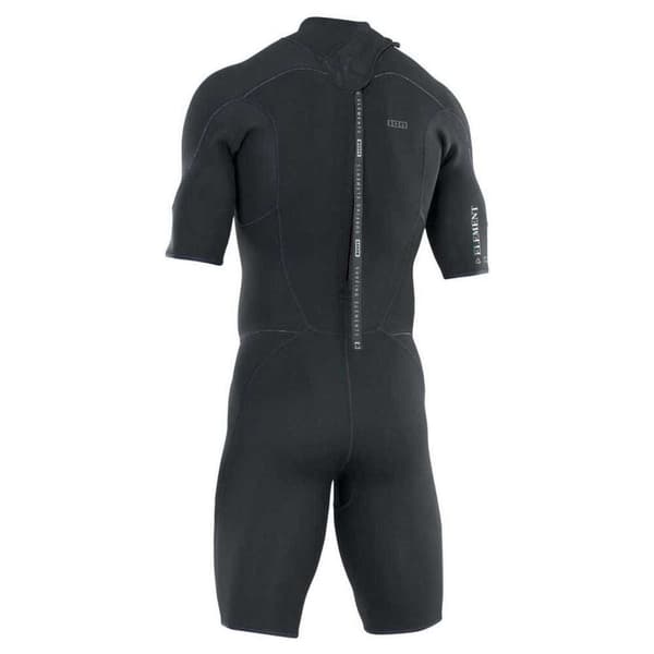 Ion Shorty Med Dragkedja Baktill Element 2/2 Mm Svart 2XL