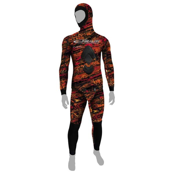 Epsealon Spearfishing Jakke Fusion 5 Mm Rød M