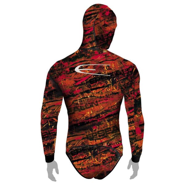 Epsealon Spearfishing Jakke Fusion 5 Mm Rød M