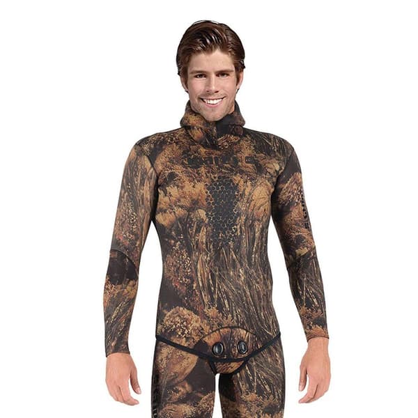 Mares Pure Passion Spearfishing Jakke Illusion 3 Mm Brun XL