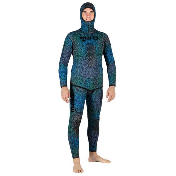 Mares Pure Passion Spearfishing Jakke Polygon 8/6,5 Mm Blå M