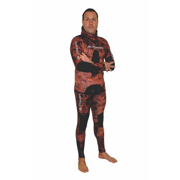 Picasso Spearfishing Våtdräkt Kelp 7 Mm Röd 3XL