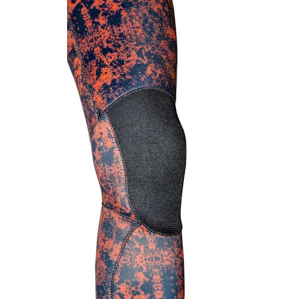 Picasso Med Hängslen Spearfishing Våtdräkt Kelp 7 Mm Röd 3XL