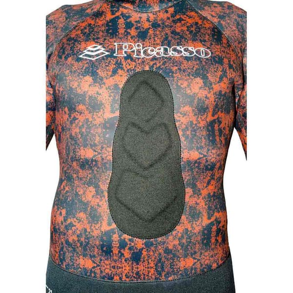 Picasso Med Hängslen Spearfishing Våtdräkt Kelp 7 Mm Röd 3XL