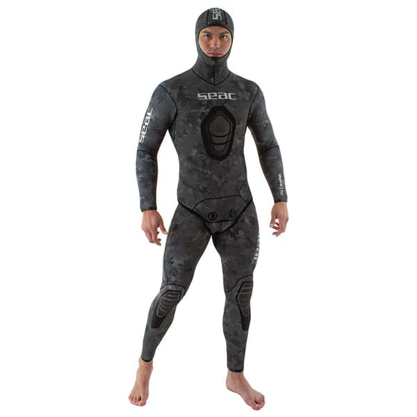 Seacsub Spearfishing Jacka Snake Camo 5 Mm Svart 2XL