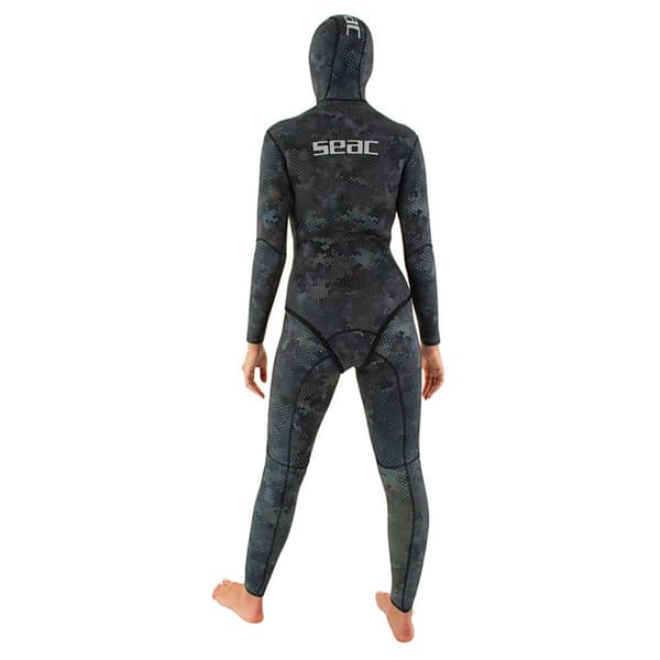 Seacsub Lady Snake Camo 5 Mm Spjutfiske Jacka Svart XS