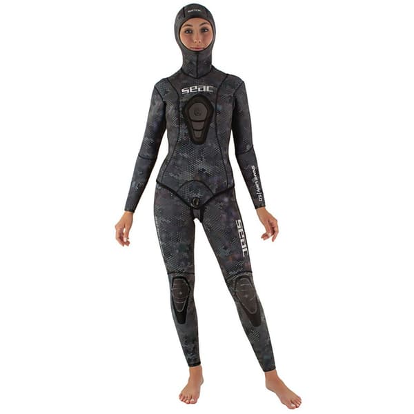 Seacsub Lady Snake Camo 5 Mm Spjutfiske Jacka Svart XS