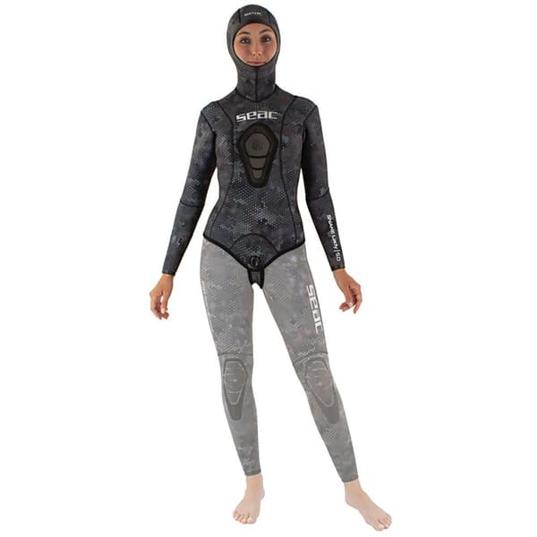 Seacsub Lady Snake Camo 5 Mm Spjutfiske Jacka Svart XS