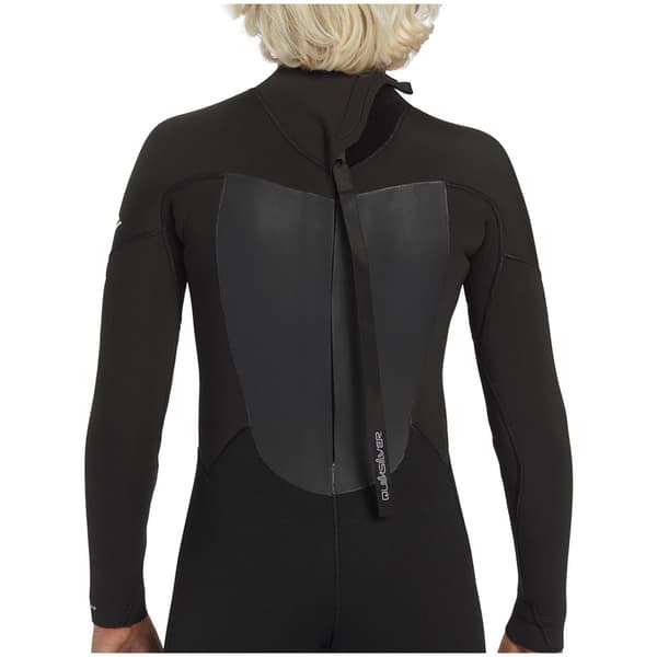 Quiksilver Långärmad Neoprenkostym Med Dragkedja Baktill 4/3 Mm Pro Svart 10 Years