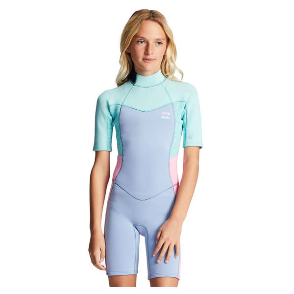 Billabong Långärmad Neoprenkostym Med Dragkedja Baktill 22 Synergy Blå 14 Years