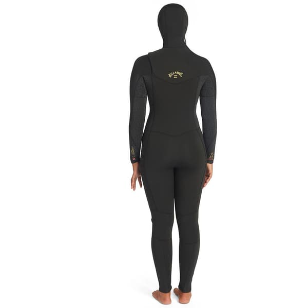 Billabong Långärmad Neoprenkostym Med Dragkedja Framtill 54 Synergy C 4 Mm Svart L