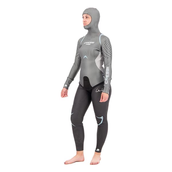 Cressi Gratis Apné Kvinna 3.5 Mm Grå XS