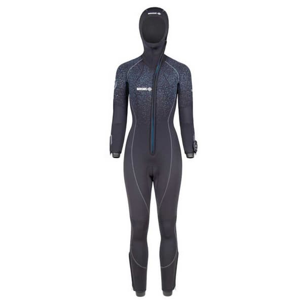 Beuchat Kvinna Med Huva Focea Comfort 6 7 Mm Svart XL