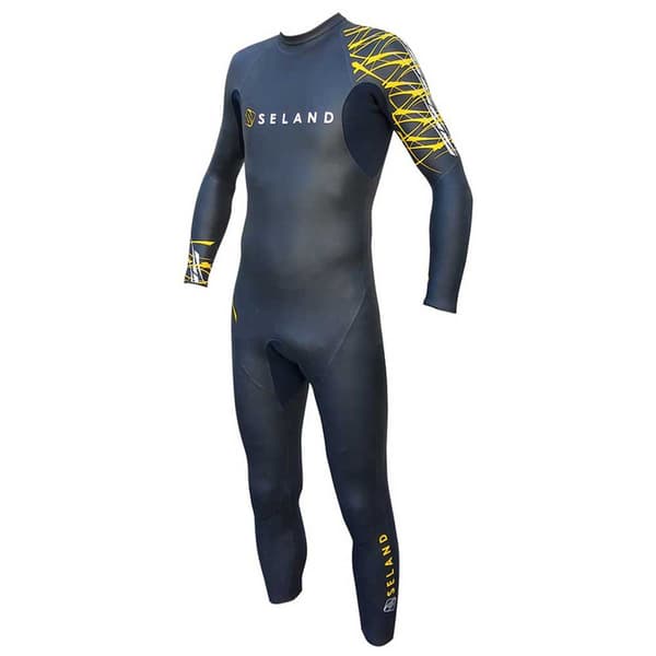 Seland Man Hq Långärmad Våtdräkt I Neopren Triathlon Svart M