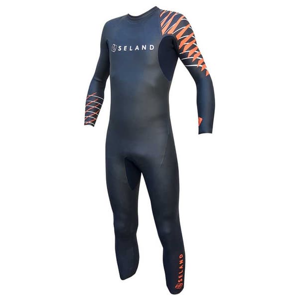 Seland Man Långärmad Våtdräkt I Neopren Triathlon Svart XS