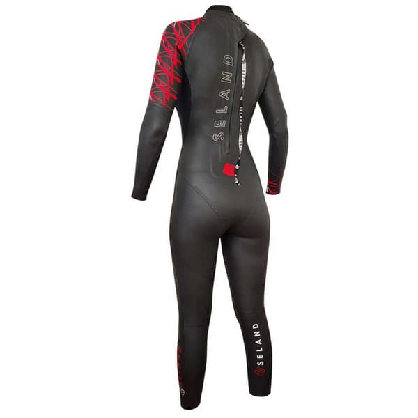 Seland Woman Hq Långärmad Våtdräkt I Neopren Triathlon Svart L