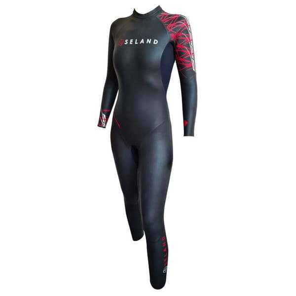 Seland Woman Hq Långärmad Våtdräkt I Neopren Triathlon Svart L