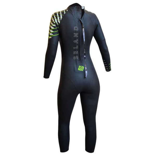 Seland Långärmad Våtdräkt I Neopren Triathlon Woman Svart S