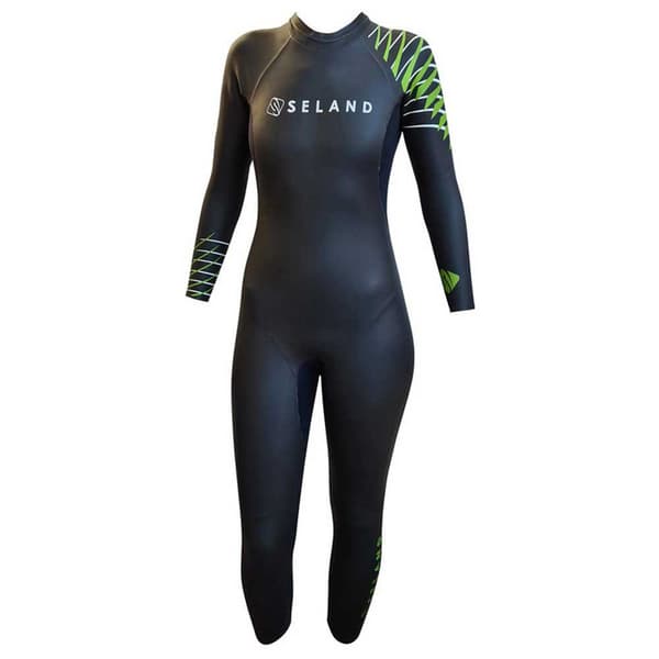 Seland Långärmad Våtdräkt I Neopren Triathlon Woman Svart S