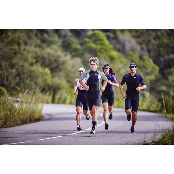 Zone3 Kortærmet Trisuit Lava Sort XS Mand