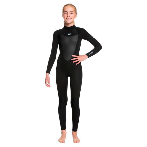 Roxy 4/3 Prologue Back Zip Gbs Svart 4 Years