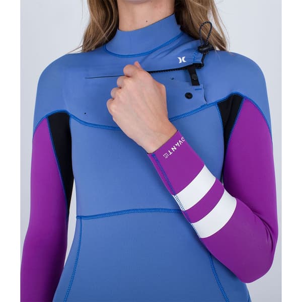 Hurley Långärmad Neoprenkostym Med Dragkedja Advant 4/3 Mm Lila 8