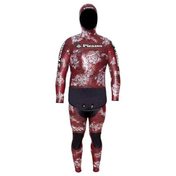 Picasso Spearfishing Thermal Skin 9 Mm Rød 2XL