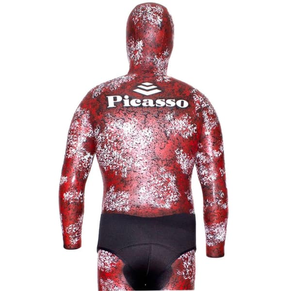 Picasso Spearfishing Thermal Skin 3 Mm Rød 2XL