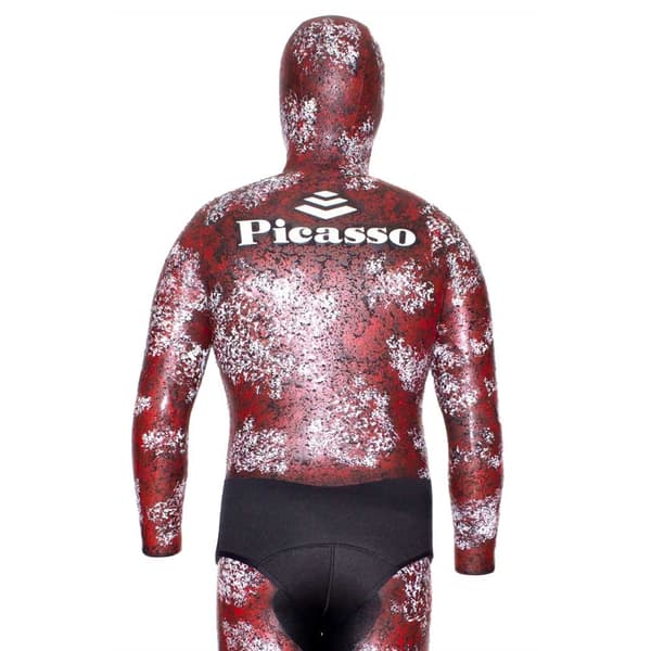 Picasso Spearfishing Jacka Thermal Skin 3 Mm Röd L