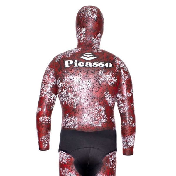 Picasso Spearfishing Jakke Thermal Skin 5 Mm Rød M