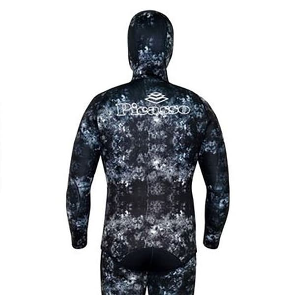 Picasso Spearfishing Jacka Camo Ghost 3 Mm Svart,Grå M