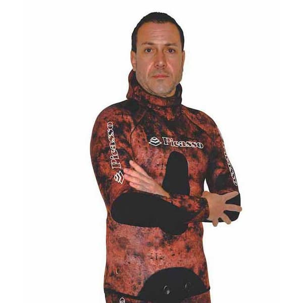 Picasso Spearfishing Jakke Kelp 3 Mm Rød 2XL
