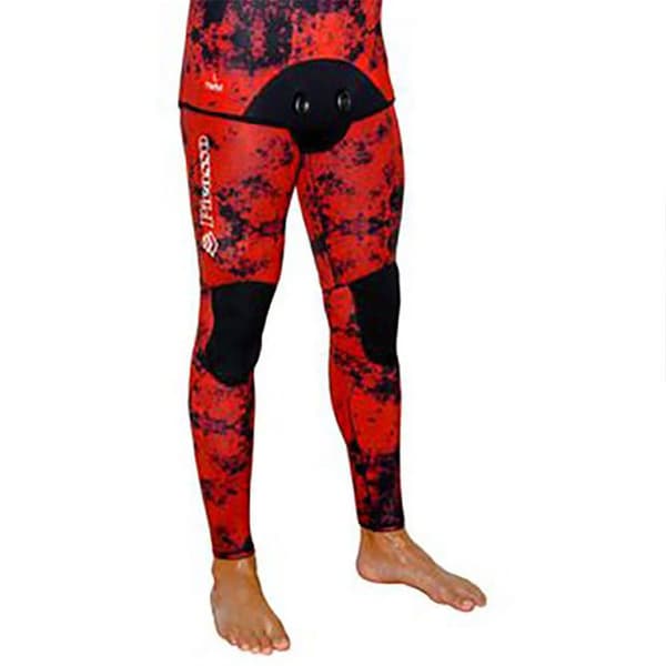 Picasso Spearfishing Bukser Camo Blood 7 Mm Rød,Sort L