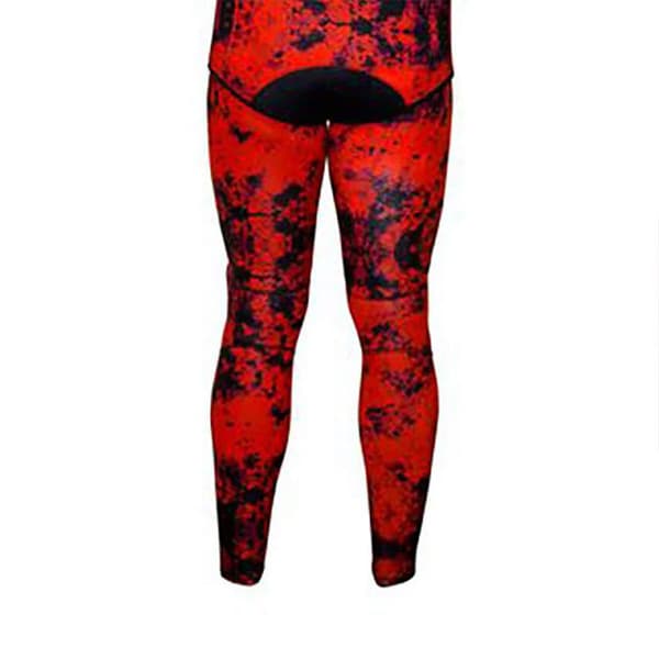 Picasso Spearfishing Bukser Camo Blood 7 Mm Rød,Sort L