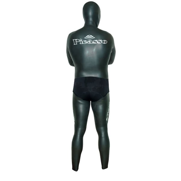 Picasso Spearfishing Kostym Thermal Skin 9 Mm Med Remmar Svart XL