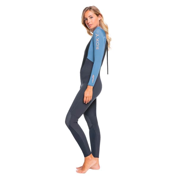 Roxy Ryg Zip Suit Kvinde Prologue 3/2 Mm Blå 2