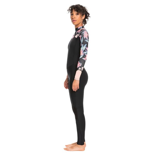 Roxy Långärmad Neoprenkostym Med Dragkedja Baktill 3/2 Mm Swell Series Svart 6
