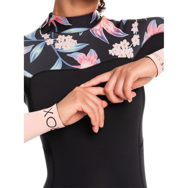 Roxy Långärmad Neoprenkostym Med Dragkedja Baktill 3/2 Mm Swell Series Svart 6