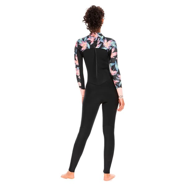 Roxy Långärmad Neoprenkostym Med Dragkedja Baktill 3/2 Mm Swell Series Svart 6