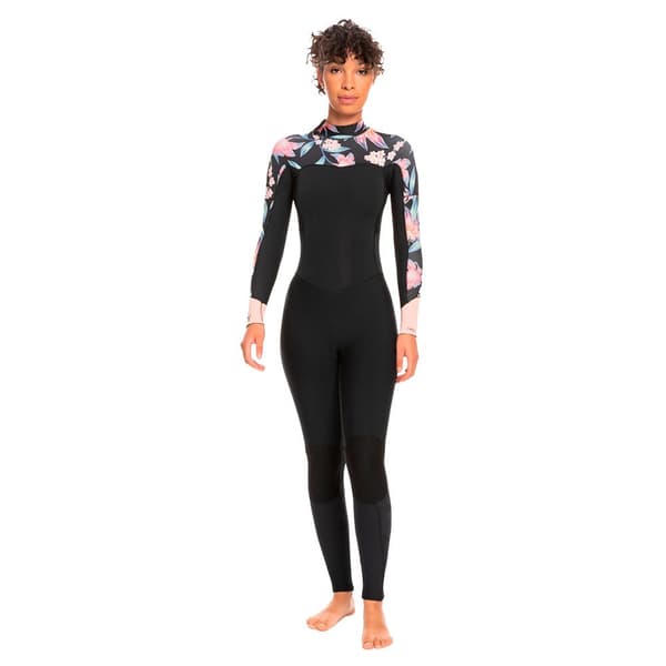 Roxy Långärmad Neoprenkostym Med Dragkedja Baktill 3/2 Mm Swell Series Svart 6