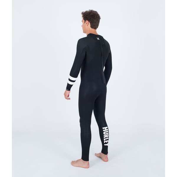 Hurley Långärmad Neoprenkostym Med Dragkedja Baktill Advant 3/2 Mm Svart M