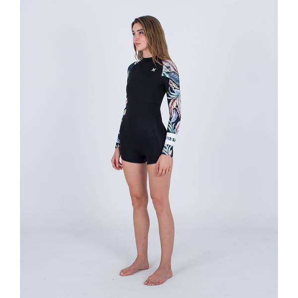 Hurley Lyhythihainen Edessä Vetoketjullinen Neopreenipuku Advantage Musta 4