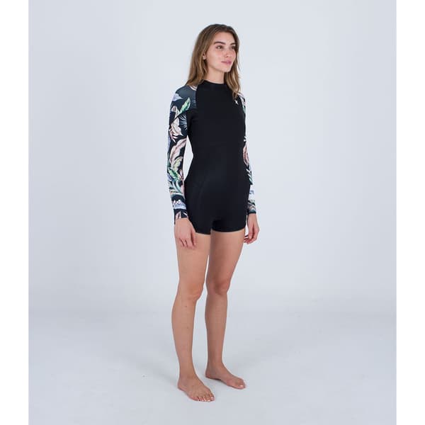 Hurley Lyhythihainen Edessä Vetoketjullinen Neopreenipuku Advantage Musta 4
