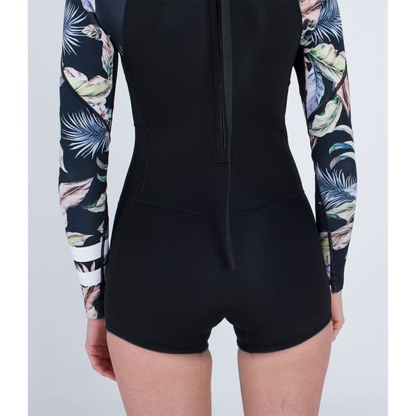 Hurley Lyhythihainen Edessä Vetoketjullinen Neopreenipuku Advantage Musta 4