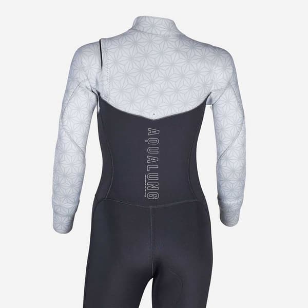Aqualung Cz Våtdräkt Kvinna Xscape 4/3/2 Mm Grå XL