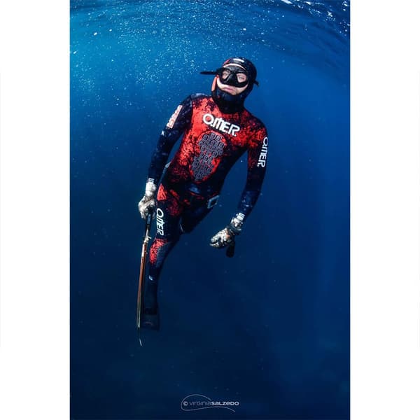 Omer Spearfishing Jacka Red Stone 3 Mm Röd S