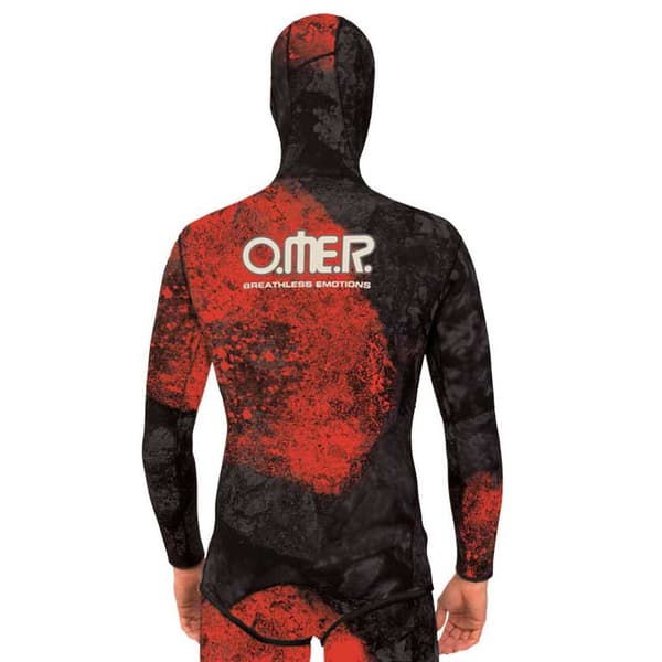 Omer Spearfishing Jacka Red Stone 3 Mm Röd S